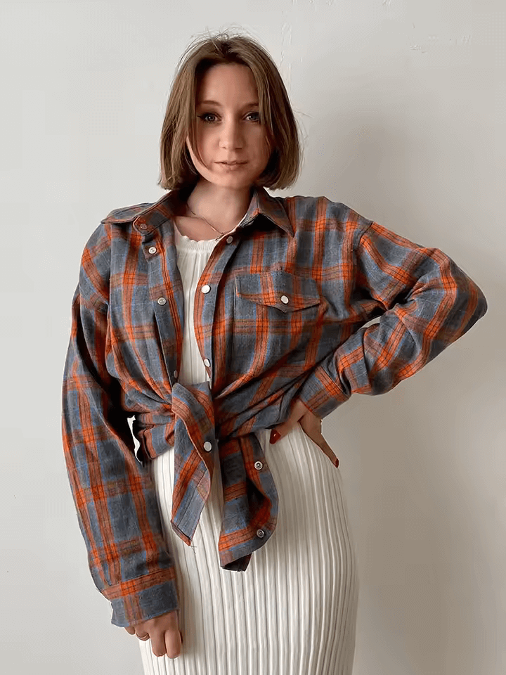 NC. | Camisa de cuadros oversize vintage