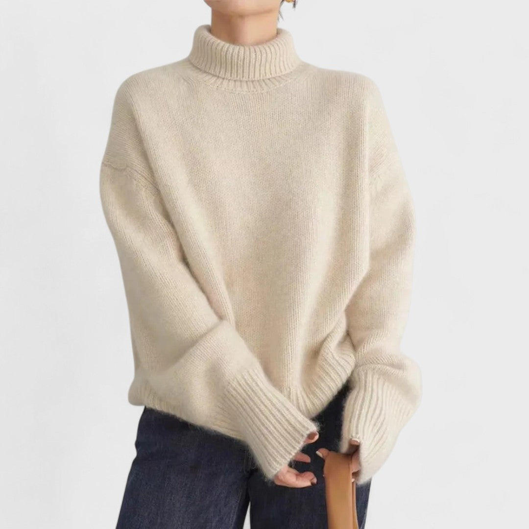 NC. | Jersey de cuello alto cashmere