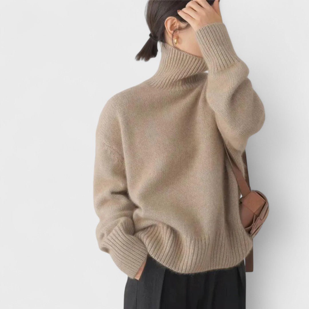 NC. | Jersey de cuello alto cashmere