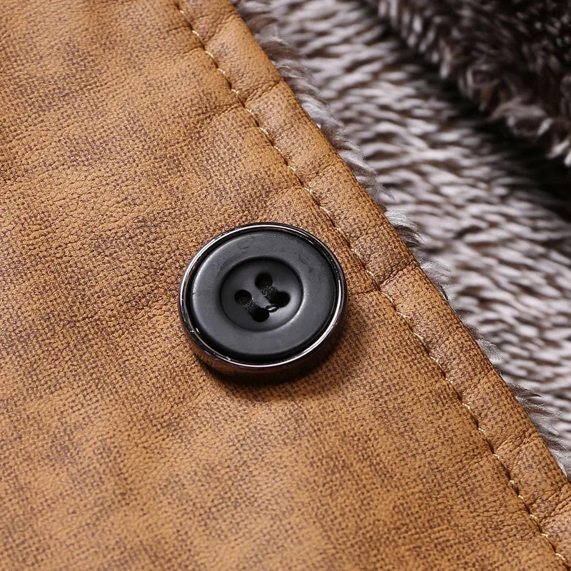 NC. | Abrigo de ante para hombre