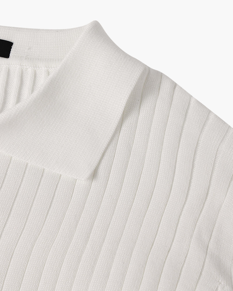 NC. | Polo clásico con cuello en V