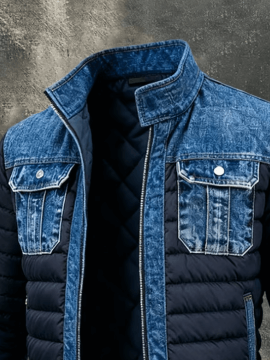 NC. | Chaqueta denim acolchada híbrida
