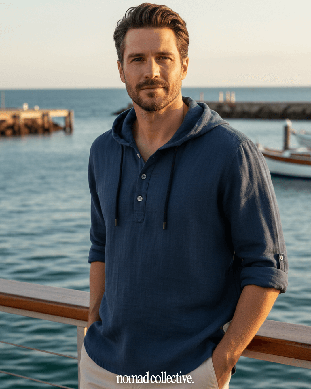 NC. | The Hooded Cotton Shirt